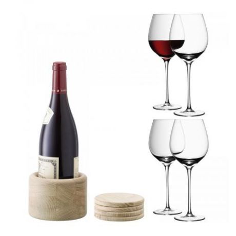 Набор бокалов для вина LSA International, WINE, 750 мл, 9 предметов