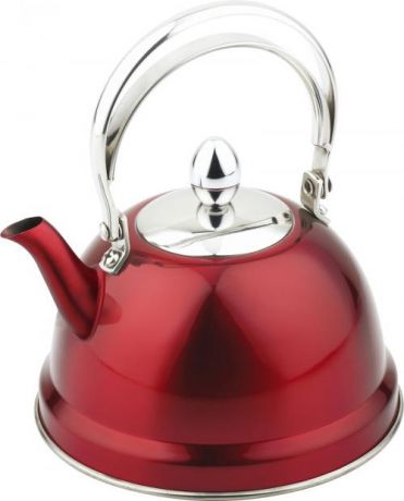 Чайник заварочный APPETITE, 0,7 л, индукционное дно, красный