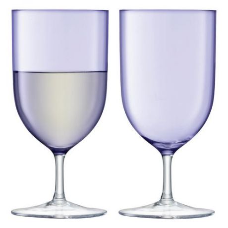 Набор бокалов для вина LSA International, HINT, 400 мл, 2 предмета, фиолетовый