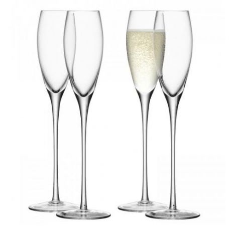 Набор бокалов для шампанского LSA International, WINE, 4 предмета, 160 мл