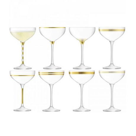 Набор бокалов для шампанского LSA International, DECO, 8 предметов