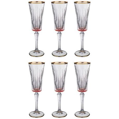 Нбор фужеров для шампанского SAME decorazione, 180 мл, 6 предметов