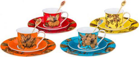 Чайный набор Lefard, 16 предметов, разноцветный