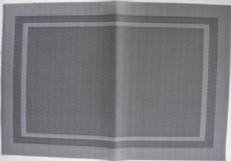 Сервировочная салфетка deco, 45*30 см, серый, клетка