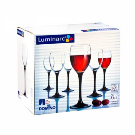 Набор бокалов для вина Luminarc, Domino, 190 мл