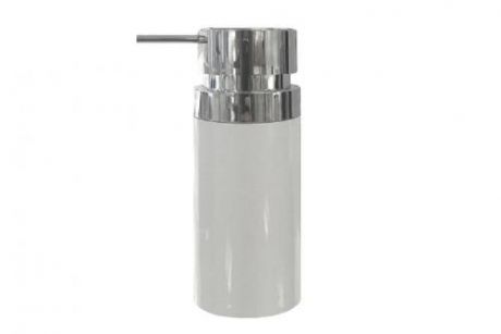 Дозатор для жидкого мыла PRIMANOVA, LENOX, 6,5*18,7 см, белый