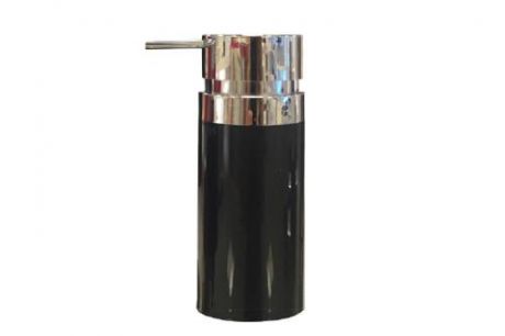 Дозатор для жидкого мыла PRIMANOVA, LENOX, 6,5*18,7 см, черный