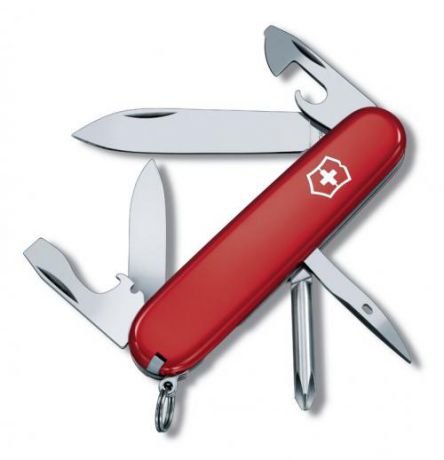 Перочинный нож VICTORINOX, Tinker, 9,1 см, 12 функций, красный
