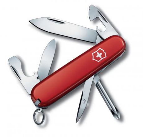 Перочинный нож VICTORINOX, Tinker Small, 8,4 см, 12 функций, красный