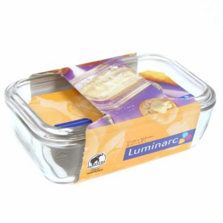 Масленка Luminarc, Коровка, 17*10,5*6 см, с крышкой
