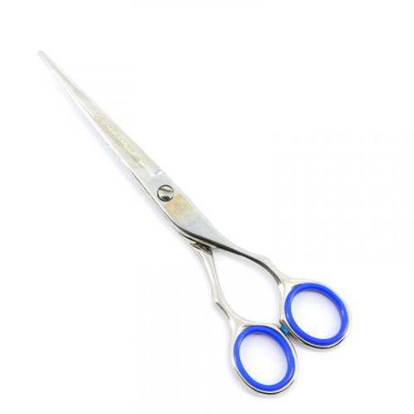 Ножницы парикмахерские DEWAL professional, прямые, 16 см, синие кольца