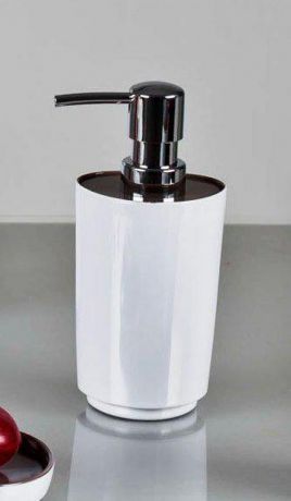Дозатор для жидкого мыла PRIMANOVA, ZEN , 7,5*6,5*16,5 см, белый