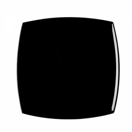 Тарелка обеденная Luminarc, Quadrato, черный, 27*27 см