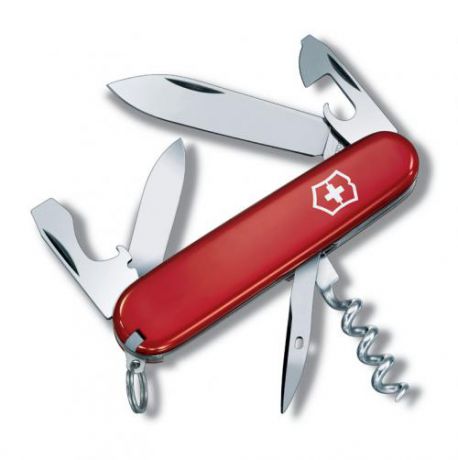 Перочинный нож VICTORINOX, Tourist, 8,4 см, 12 функций, красный
