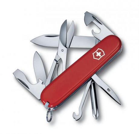 Перочинный нож VICTORINOX, Super Tinker, 9,1 см, 14 функций, красный