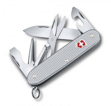 Перочинный нож VICTORINOX, Pioneer, X, 9,3 см, 9 функций, серебро