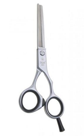 Ножницы парикмахерские DEWAL professional, филировочные, 15,5 см, 40 зубцов, черные кольца