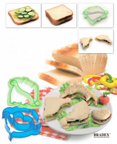 Форма-резак для бутербродов и выпечки «ДЕЛЬФИНЧИКИ»