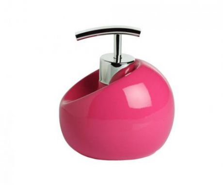 Дозатор жидкого мыла PRIMANOVA, Nora, 9*12 см, розовый