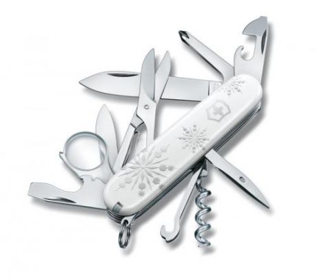 Перочинный нож VICTORINOX, Explorer, White Christmas, 9,1 см, 16 функций