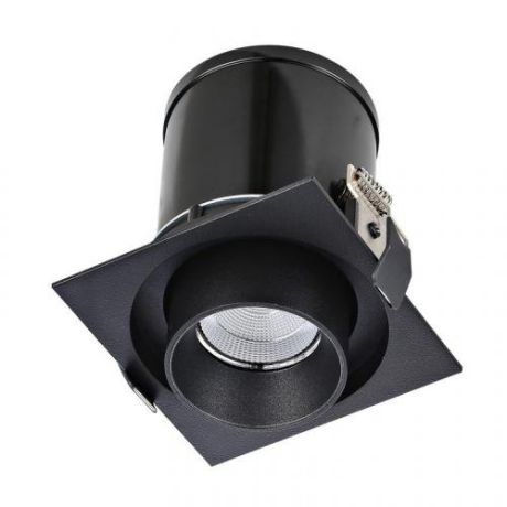 Встраиваемый светодиодный светильник Donolux DL18621/01SQ Black Dim