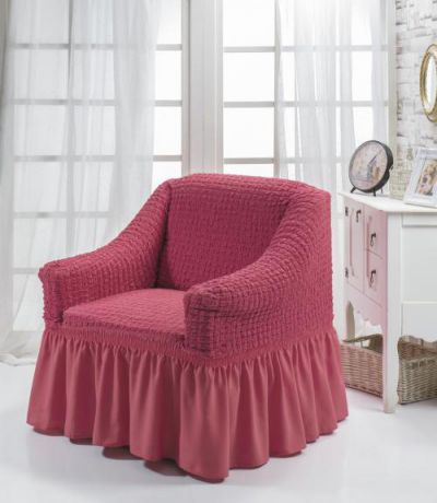 Чехол для кресла BULSAN, темно-розовый