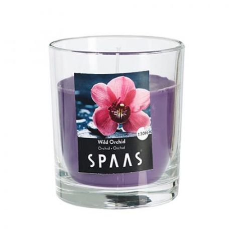 Свеча ароматизированная SPAAS, Дикая орхидея, 7,7*7 см