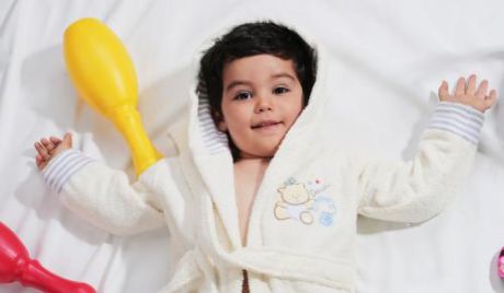 Детский халат KARNA, TEENY, 2-3 года, экрю