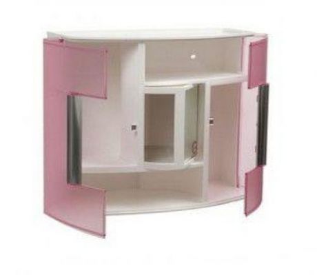 Шкафчик для ванной PRIMANOVA, 38*32*17 см, розовый
