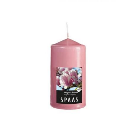 Свеча-столб ароматическая SPAAS, Цветущая магнолия, 15*8 см