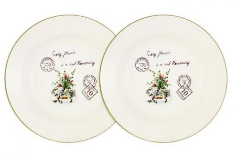 Набор суповых тарелок LF Ceramic, Букет, 2 предмета