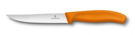 Нож для стейка VICTORINOX, SwissClassic, Gourmet, 12 см, оранжевый