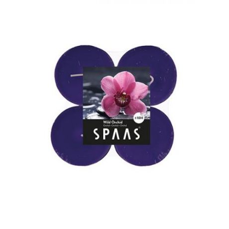 Чайная свеча ароматическая SPAAS, Maxi, Дикая орхидея, 5,8*2,4 см