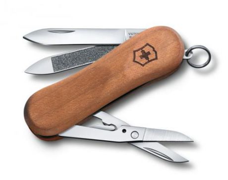 Нож-брелок VICTORINOX, Evowood, 6,5 см, 5 функций