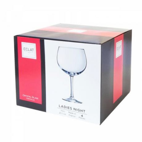 Набор бокалов для красного вина ECLAT CDA PARIS, Ladies Night, 700 мл
