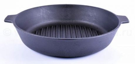 Сковорода-гриль Камская посуда, 28 см, с крышкой