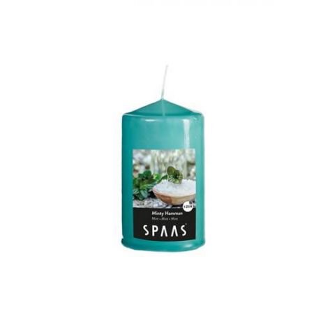 Свеча-столб ароматическая SPAAS, Мятный хаммам, 10*6 см