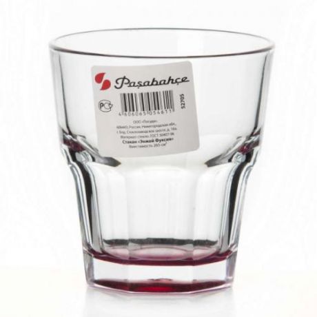 Стакан для виски Pasabahce, Enjoy, Fuchsia, 265 мл