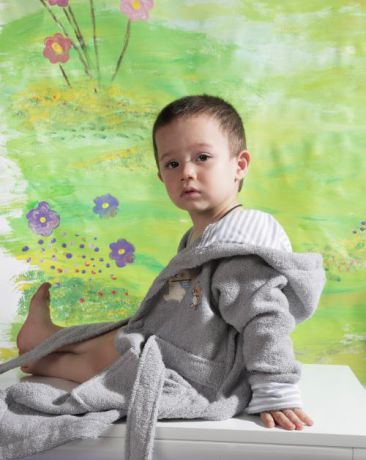 Детский халат KARNA, TEENY, 2-3 года, серый