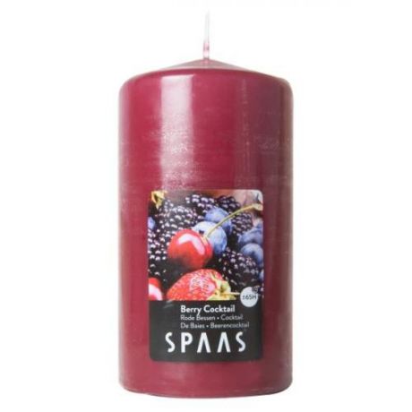 Свеча-столб ароматическая SPAAS, Ягодный коктейль, 15*8 см