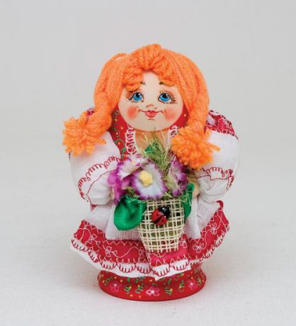 Матрешка-Кукла Art East, Девушка с цветами, 5 шт