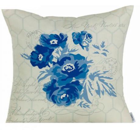 Декоративный чехол Apolena, Blue & white, 45*45 см