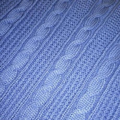 Плед вязанный Altali, Royal blue, 220*200 см