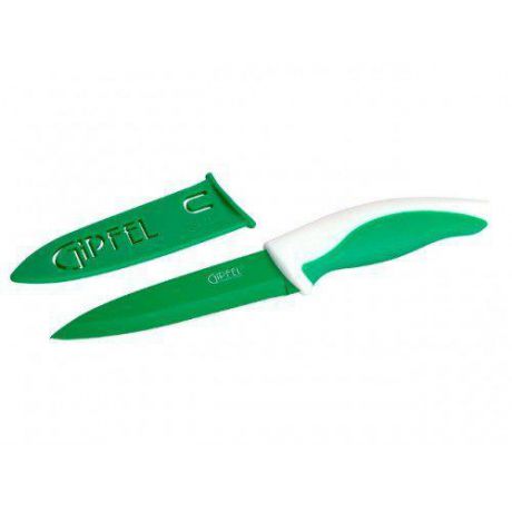 Нож универсальный GIPFEL, PICNIC, 10 см, зеленый