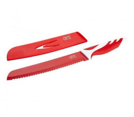 Нож для хлеба GIPFEL, RAINBOW, 20 см, красный