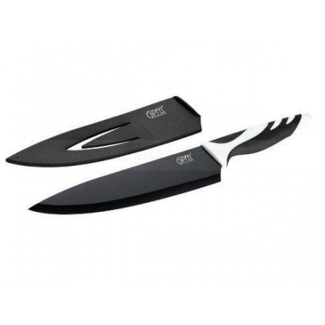 Нож поварской GIPFEL, RAINBOW, 20 см, черный
