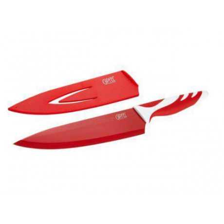 Нож поварской GIPFEL, RAINBOW, 20 см, красный