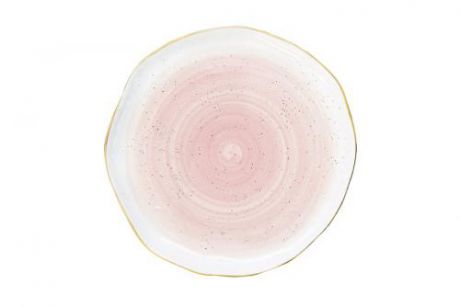 Тарелка десертная Easy Life, Artesanal, 19 см, розовый