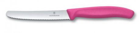 Нож для томатов VICTORINOX, SwissClassic, 11 см, розовый