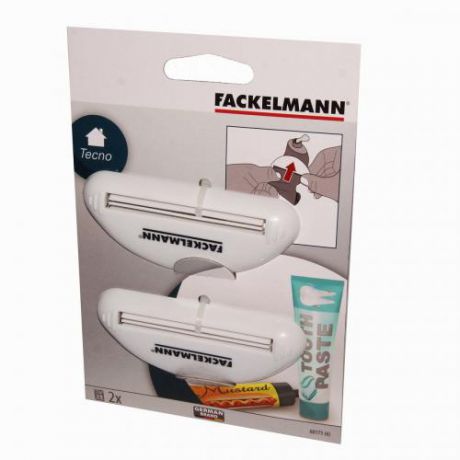 Пресс для зубной пасты Fackelmann, 8*4 см, 2 шт
